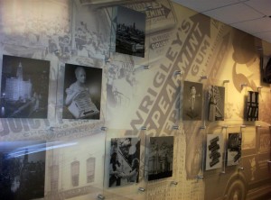 Wrigley Company History Wall