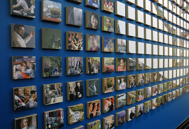 DePaul University Lounge Picture Wall