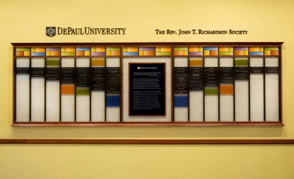 DePaul University Richardson Wall