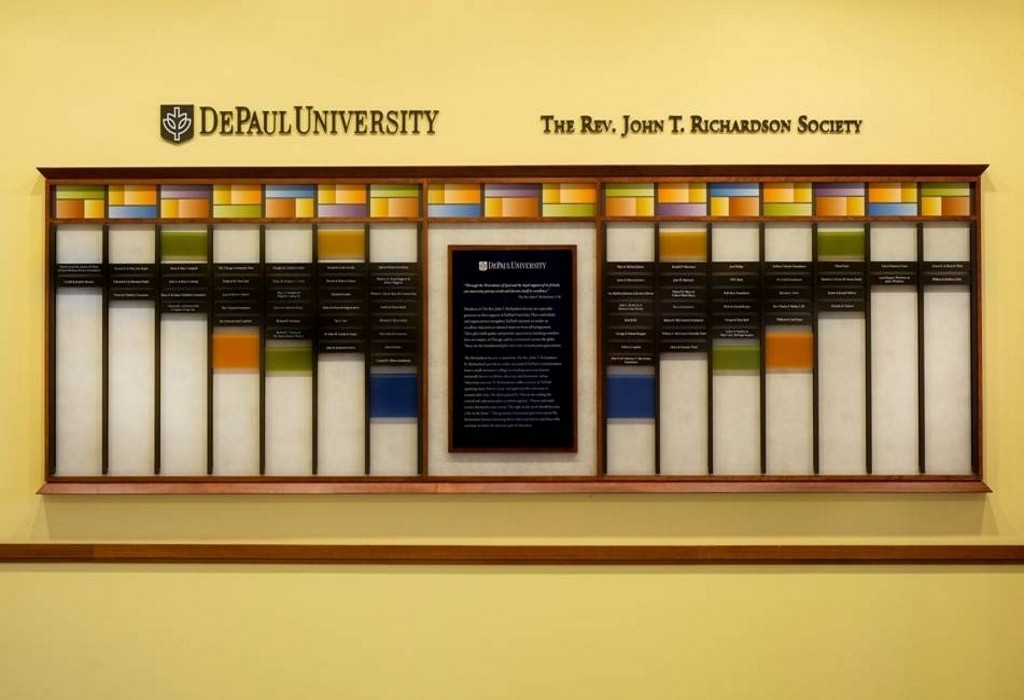 University Donor Wall