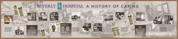 Beverly Hospital History Wall