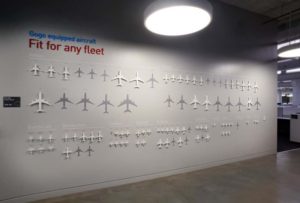 gogo commercial aircraft product wall