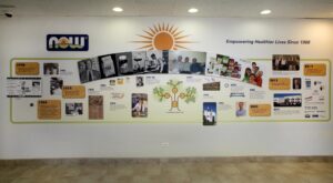 History Timeline Wall Display