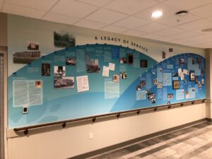 History Timeline Walls - company timeline walls - corporate history wall