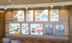 History Timeline Walls - company timeline walls - corporate history wall