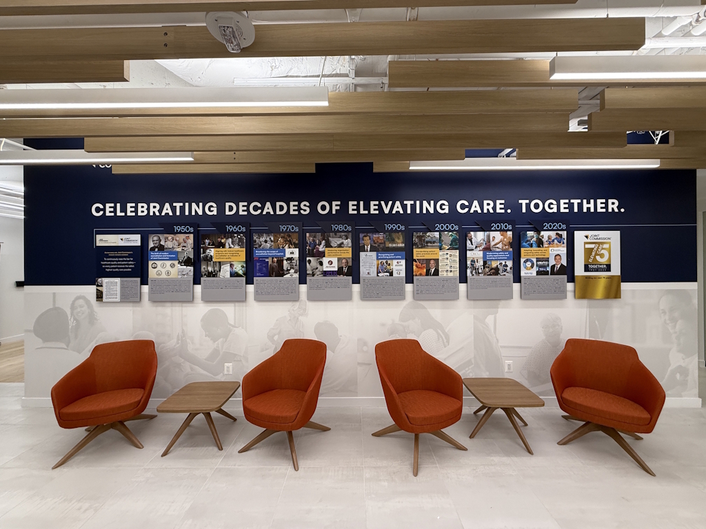 company history wall